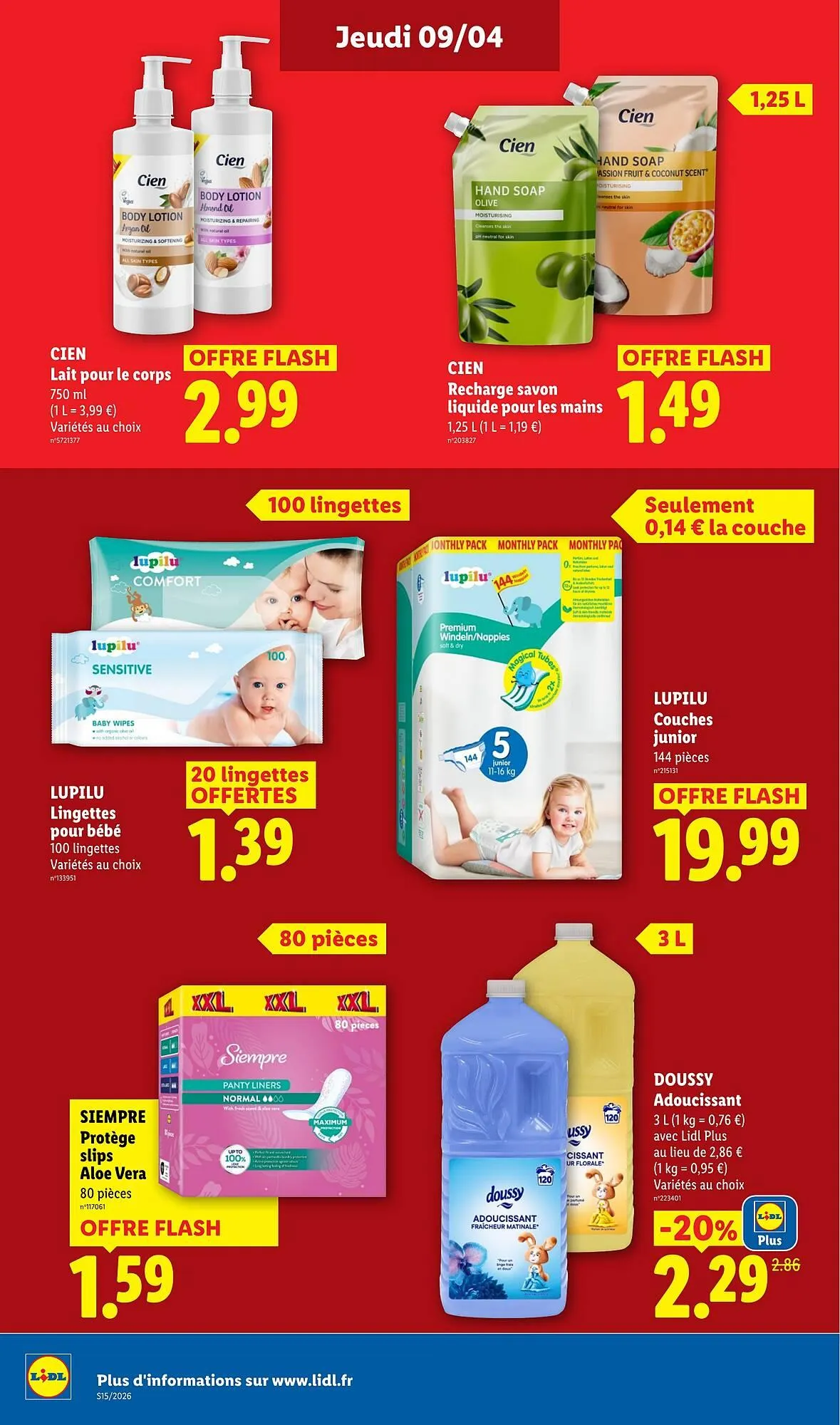 Catalogue Lidl du 9 avril au 15 avril 2026 - Catalogue page 20