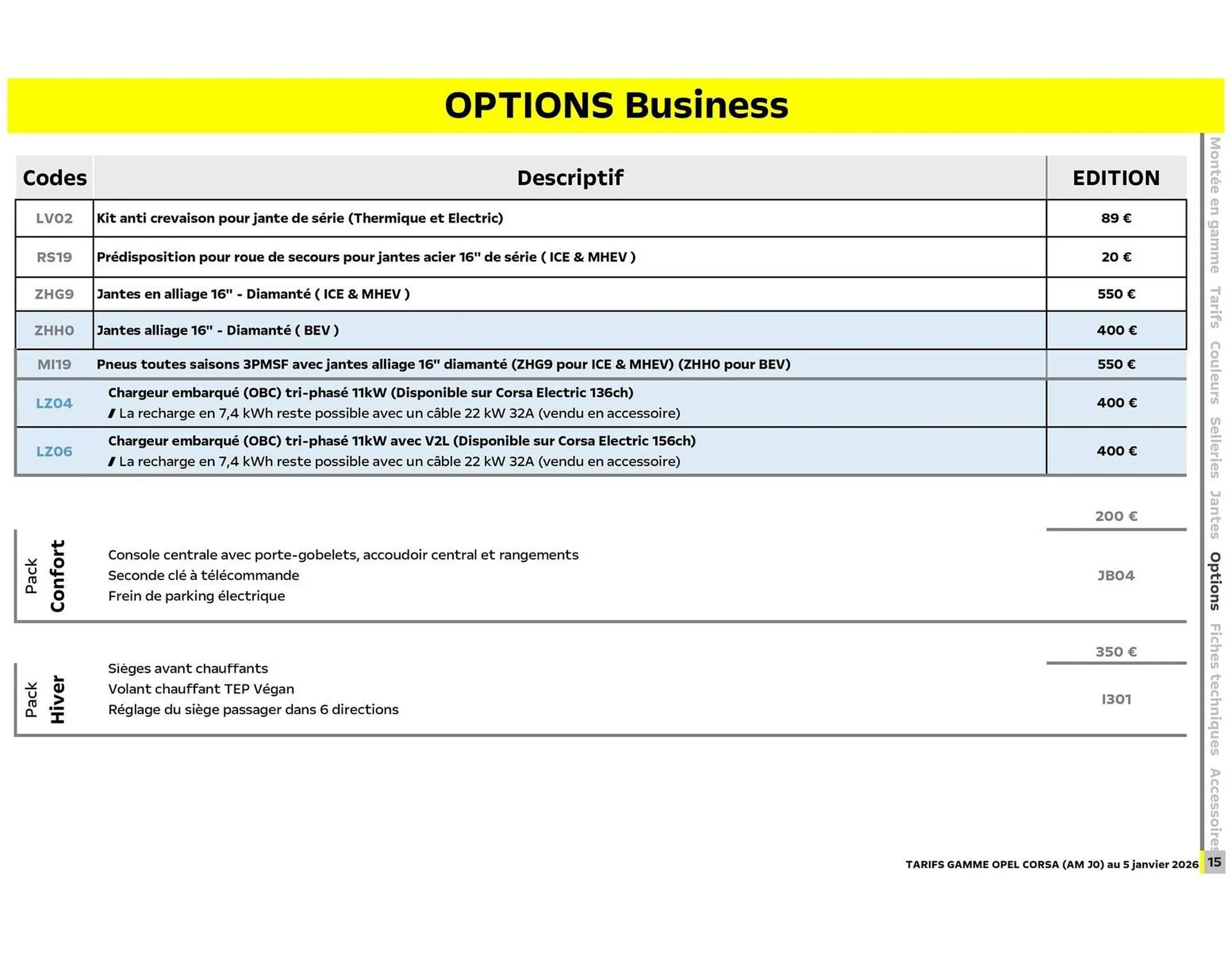 Catalogue Opel du 6 janvier au 6 janvier 2027 - Catalogue page 16