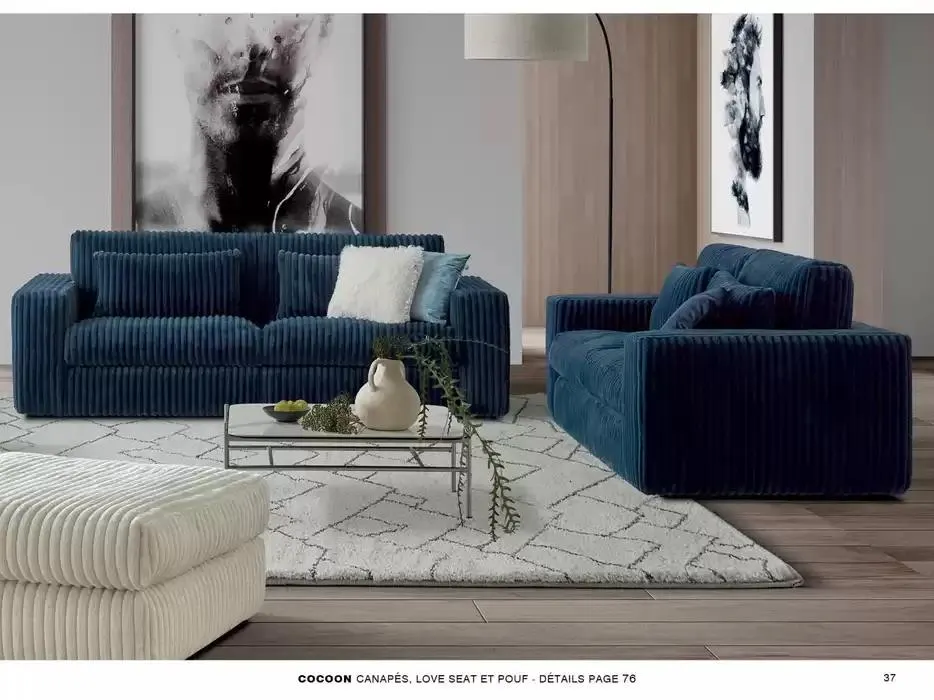 Catalogue Canapés et Fauteuils 2025  du 1 janvier au 31 décembre 2025 - Catalogue page 37