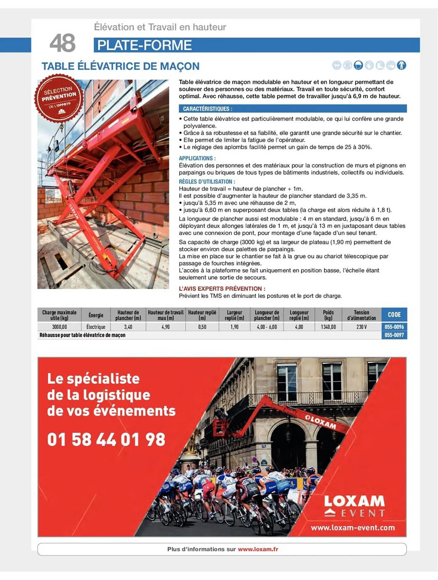 Catalogue Loxam du 19 avril au 31 décembre 2023 - Catalogue page 50