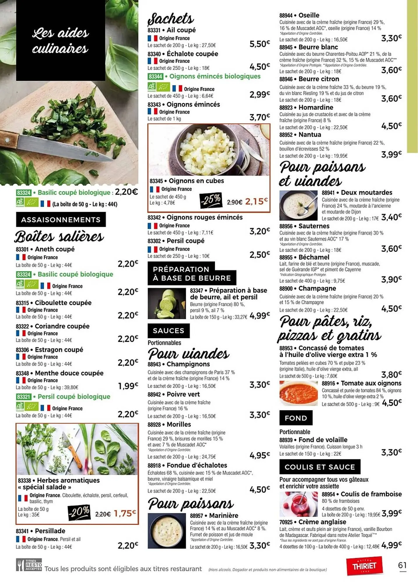 Catalogue Thiriet du 11 juillet au 6 août 2025 - Catalogue page 61
