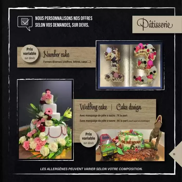 CARTE TRAITEUR PERMANENTE du 1 avril au 31 mars 2026 - Catalogue page 15