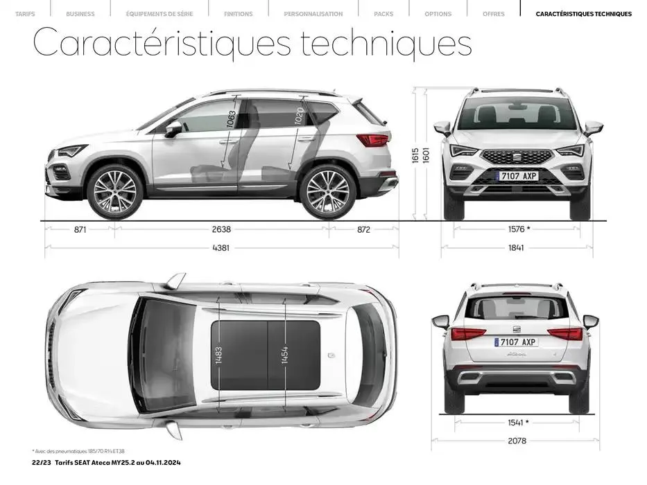 SEAT Ateca du 7 novembre au 7 novembre 2025 - Catalogue page 22