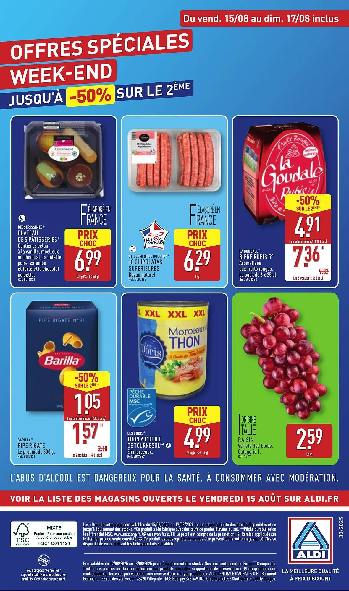 Catalogue ALDI du 12 août au 18 août 2025 - Catalogue page 50