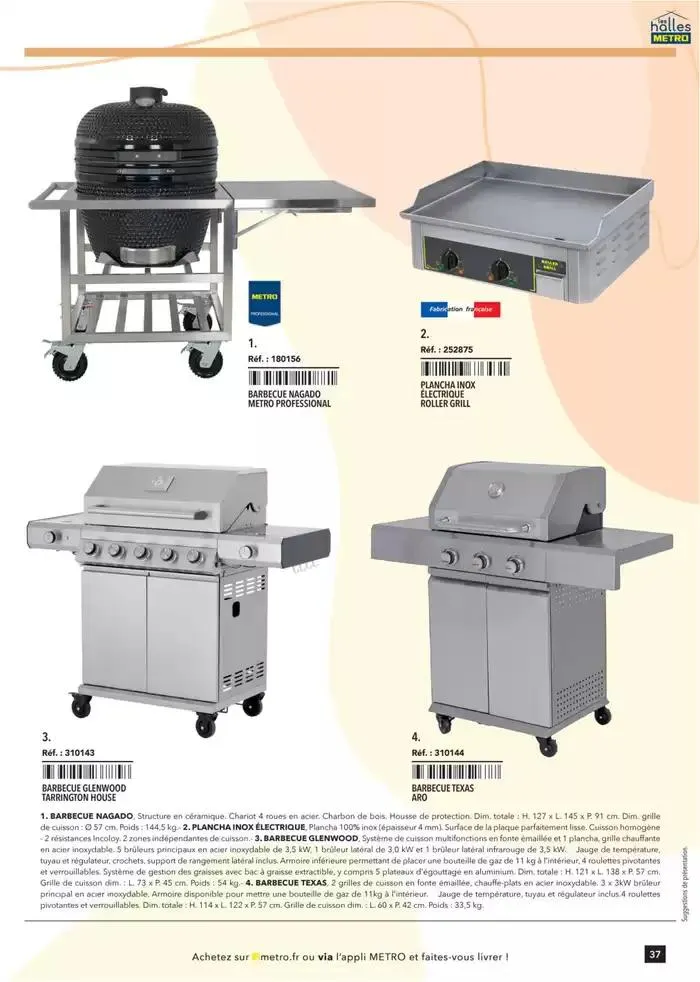 Metro #Terrasse édition 2025 du 30 janvier au 1 juillet 2025 - Catalogue page 37