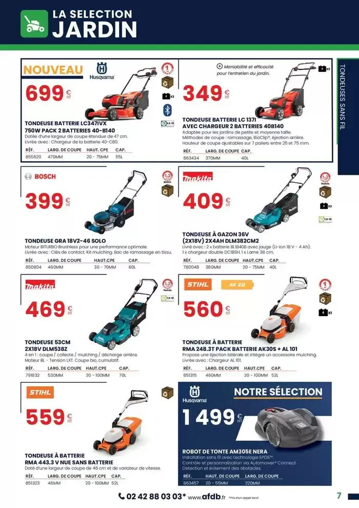 Sélection Jardin Printemps - Été du 28 mars au 26 mai 2025 - Catalogue page 7