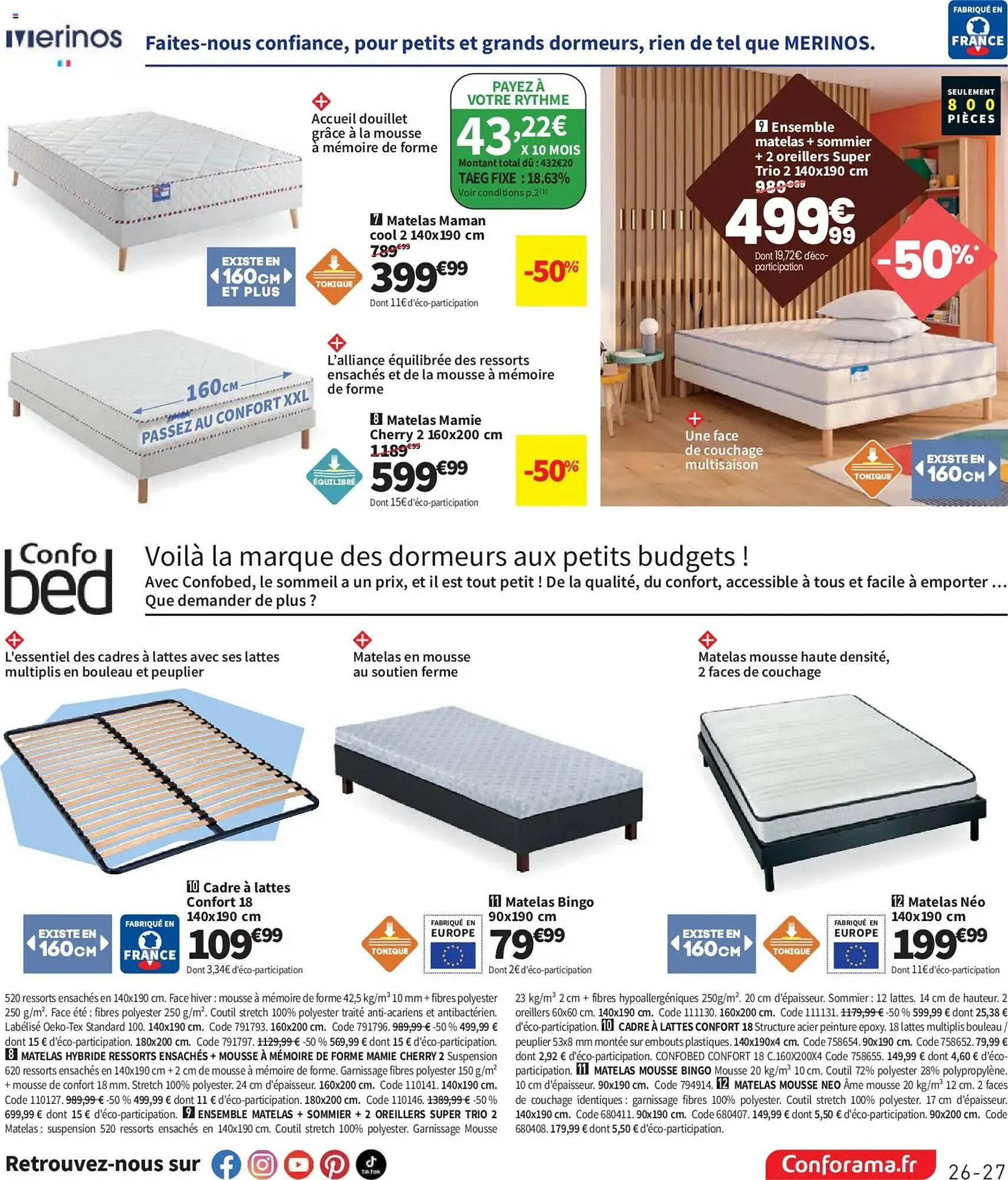 Catalogue Conforama du 27 janvier au 23 février 2026 - Catalogue page 27