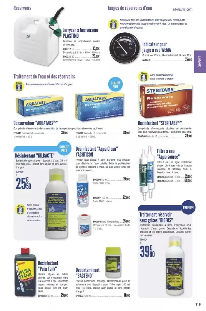 Catalogue Accastillage Diffusion 2025 du 1 janvier au 31 décembre 2025 - Catalogue page 121