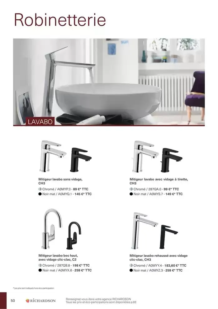 Collections Exclusives 2025 du 11 avril au 31 décembre 2025 - Catalogue page 50