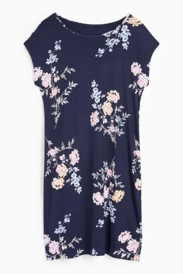 Viscose nightdress - floral