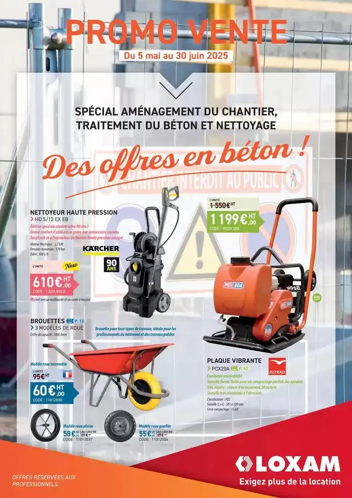 Des offres en béton du 5 mai au 30 juin 2025 - Catalogue page 1