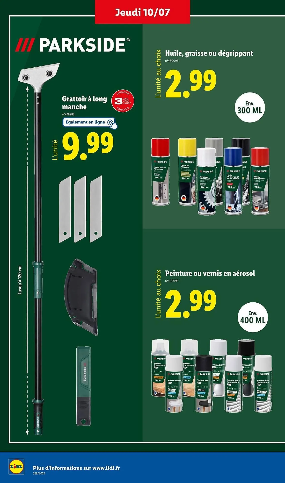 Catalogue Lidl du 10 juillet au 14 juillet 2025 - Catalogue page 4