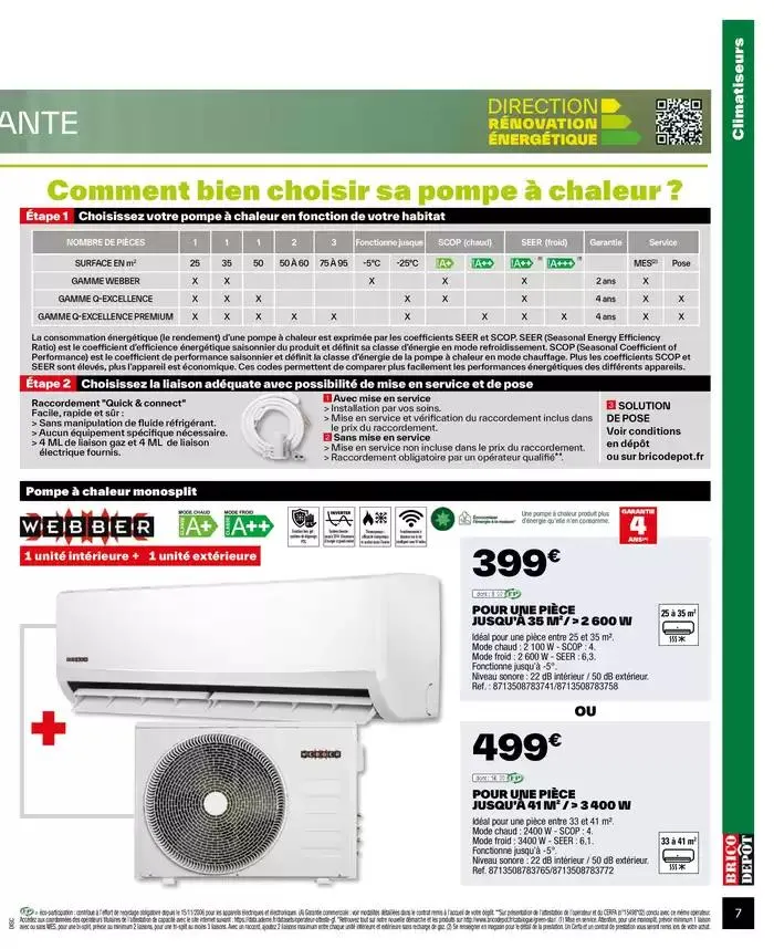 J’améliore mon habitat à prix dépôt du 2 octobre au 9 octobre 2024 - Catalogue page 7