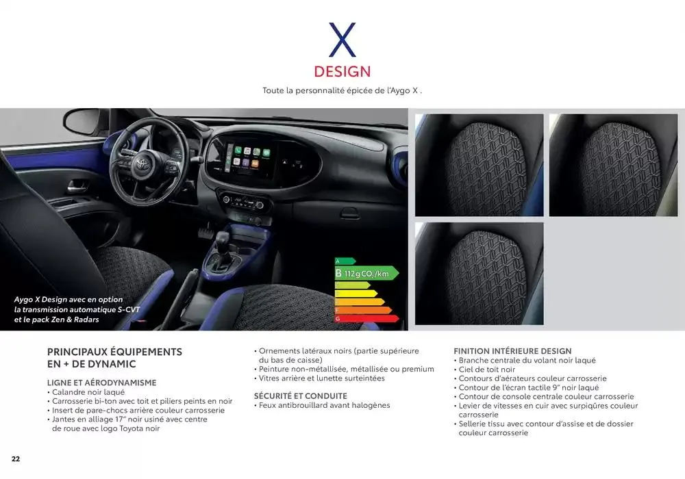 Toyota Aygo X du 1 avril au 1 avril 2026 - Catalogue page 22
