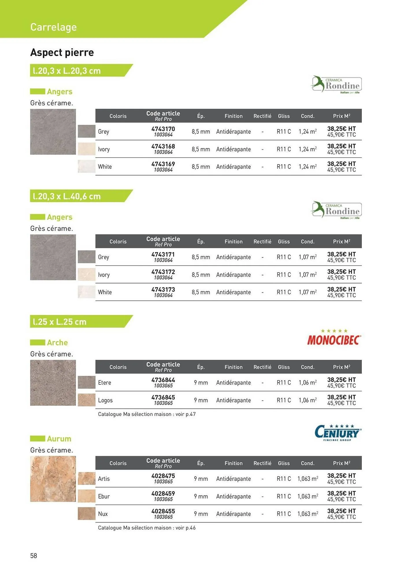 Catalogue Point P du 19 août au 1 janvier 2026 - Catalogue page 58