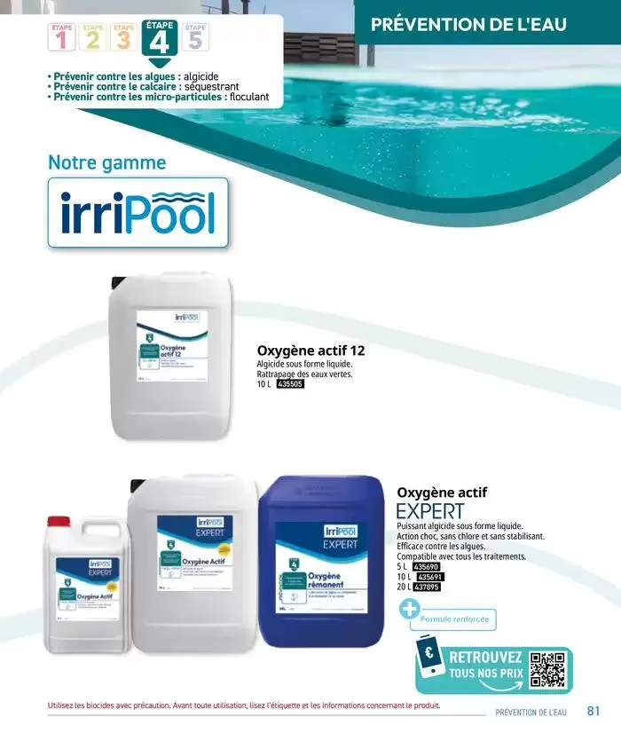 Les plaisir de l'eau Piscine,Spa,Arrosage du 10 mars au 31 décembre 2025 - Catalogue page 81