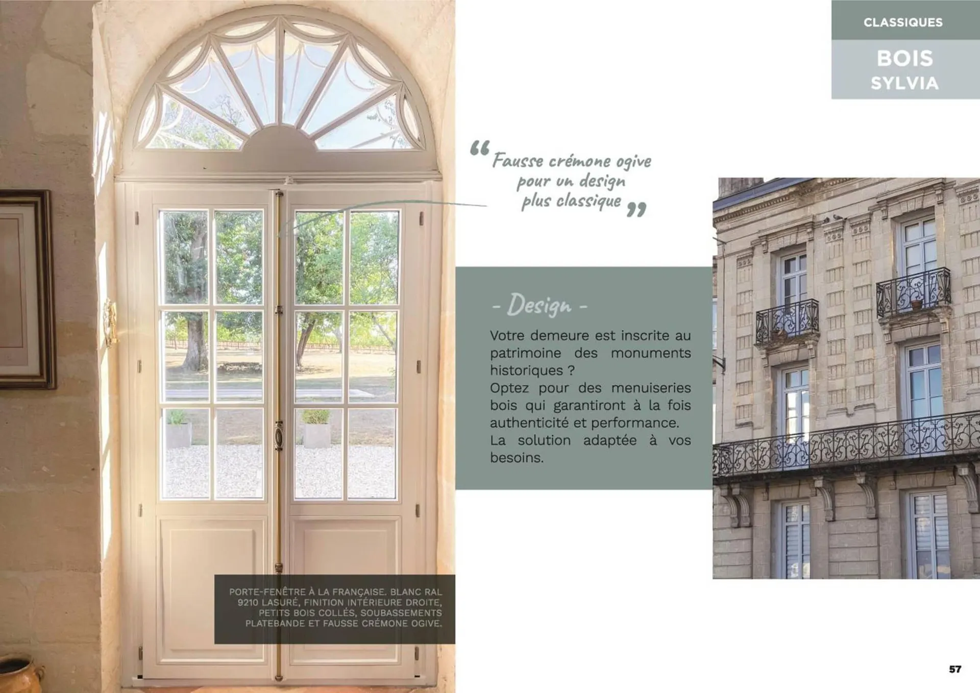 Catalogue Art & Fenêtres du 29 août au 31 décembre 2023 - Catalogue page 57