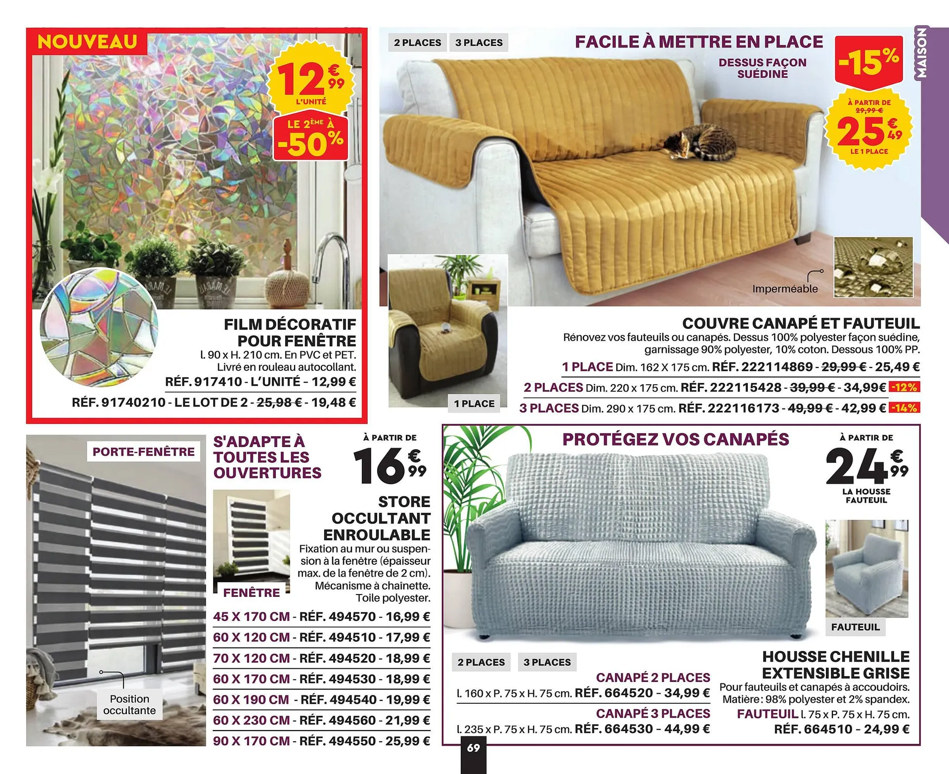 Catalogue Shopix du 21 juillet au 12 août 2023 - Catalogue page 69