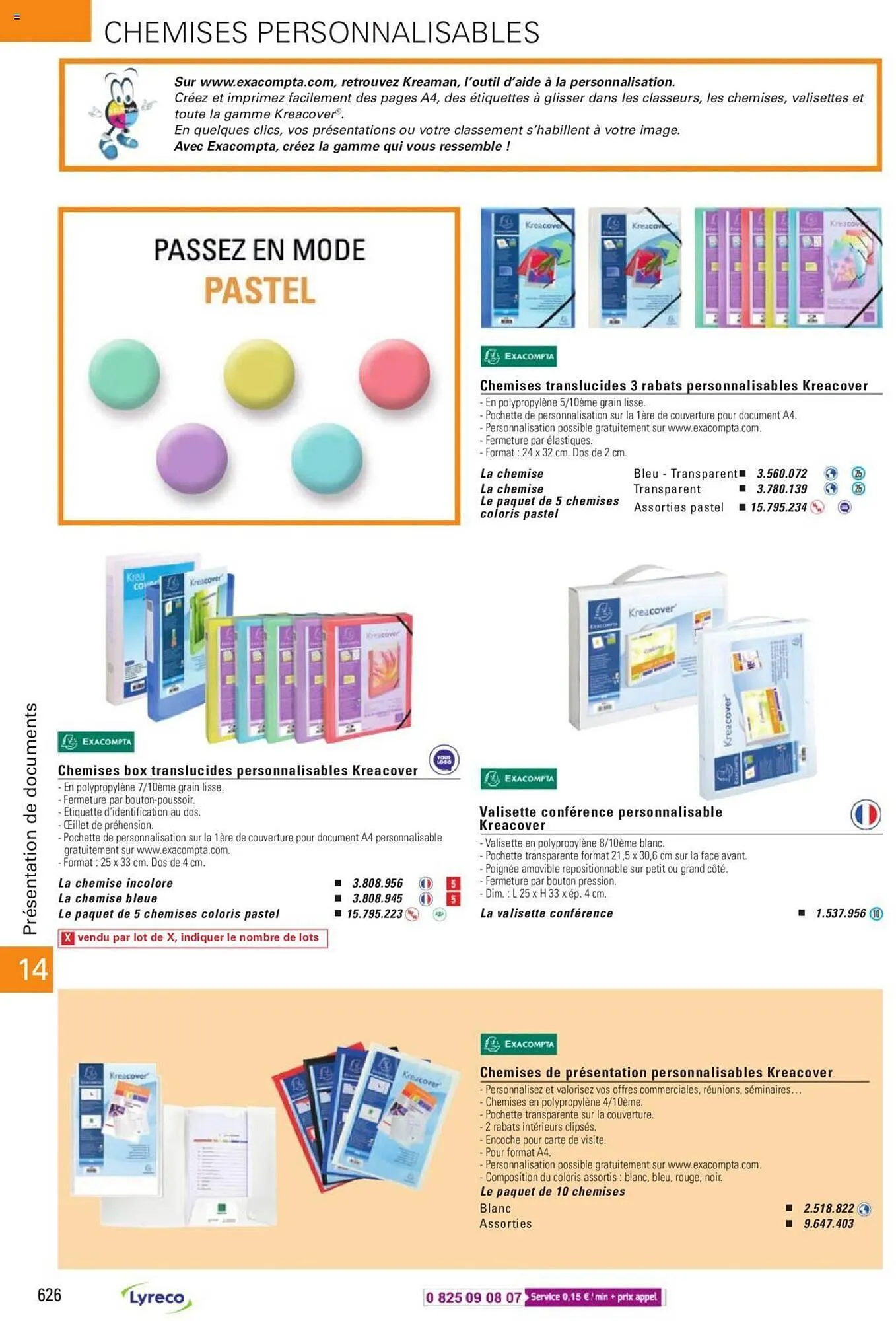 Catalogue Lyreco du 15 mai au 31 décembre 2023 - Catalogue page 626