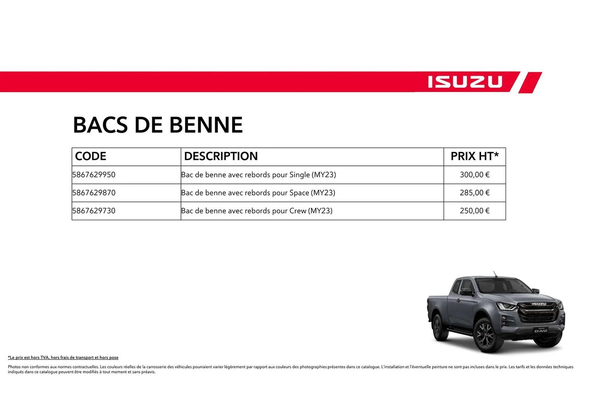 Catalogue Isuzu du 15 octobre au 15 octobre 2025 - Catalogue page 27