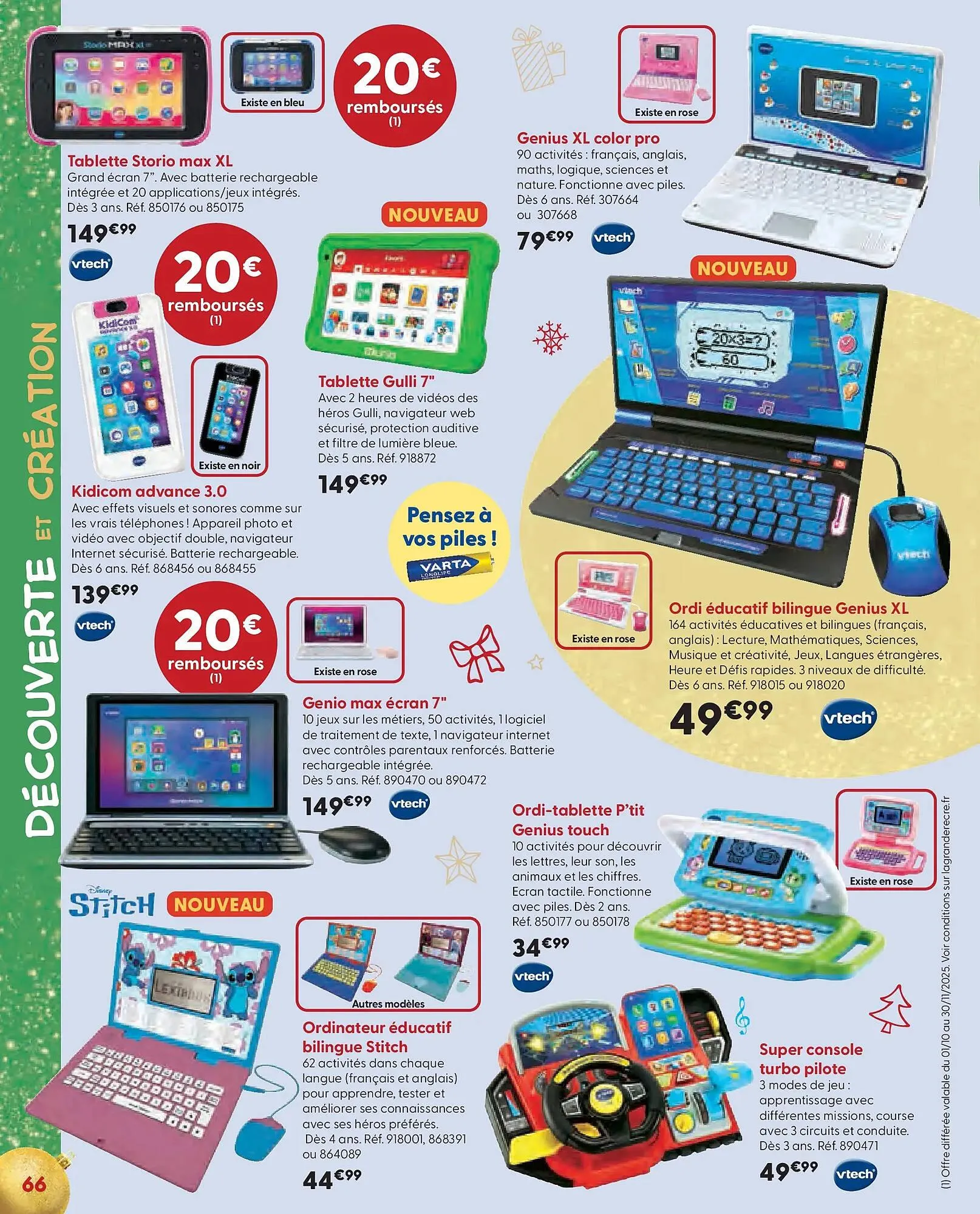 Catalogue La Grande Récré du 15 octobre au 2 décembre 2025 - Catalogue page 66