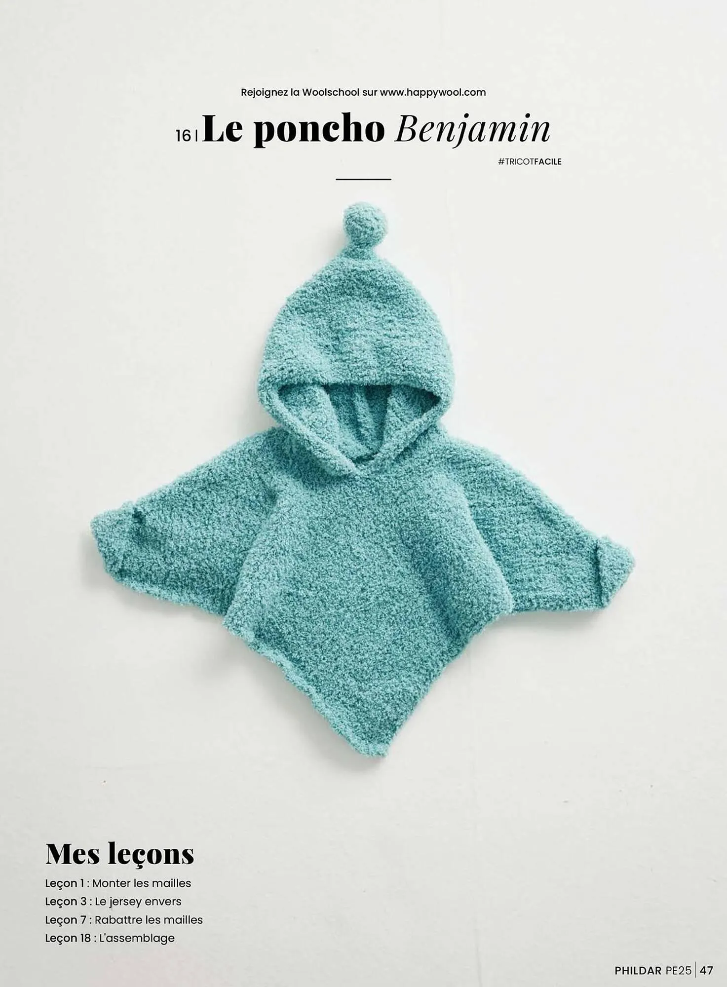 Catalogue Phildar du 15 janvier au 31 août 2025 - Catalogue page 47