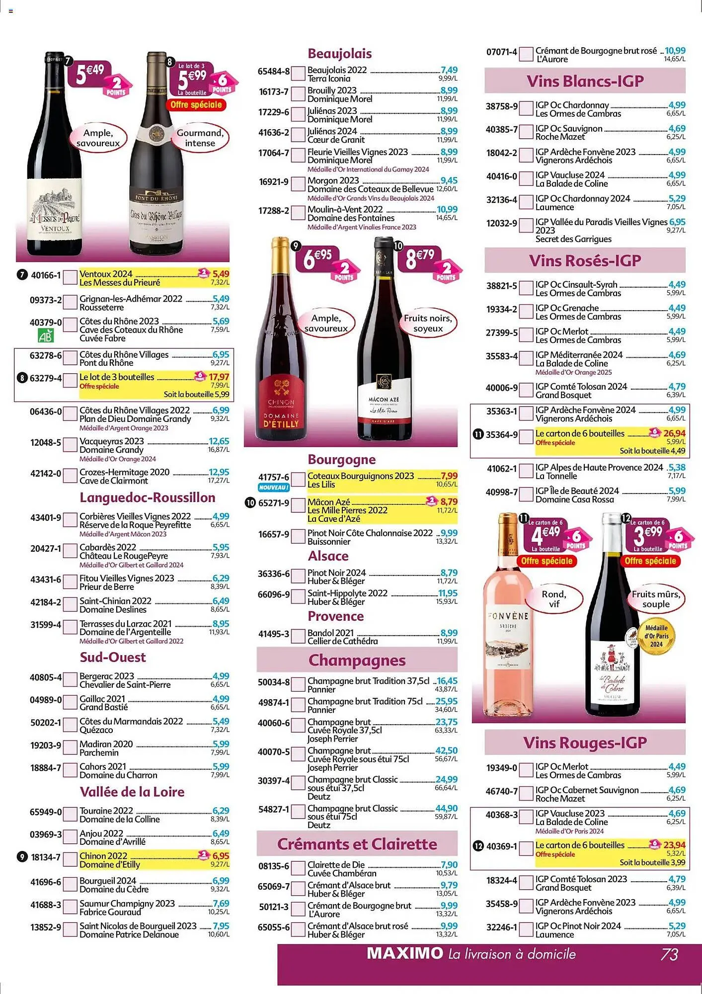 Catalogue Maximo du 24 octobre au 23 novembre 2025 - Catalogue page 73
