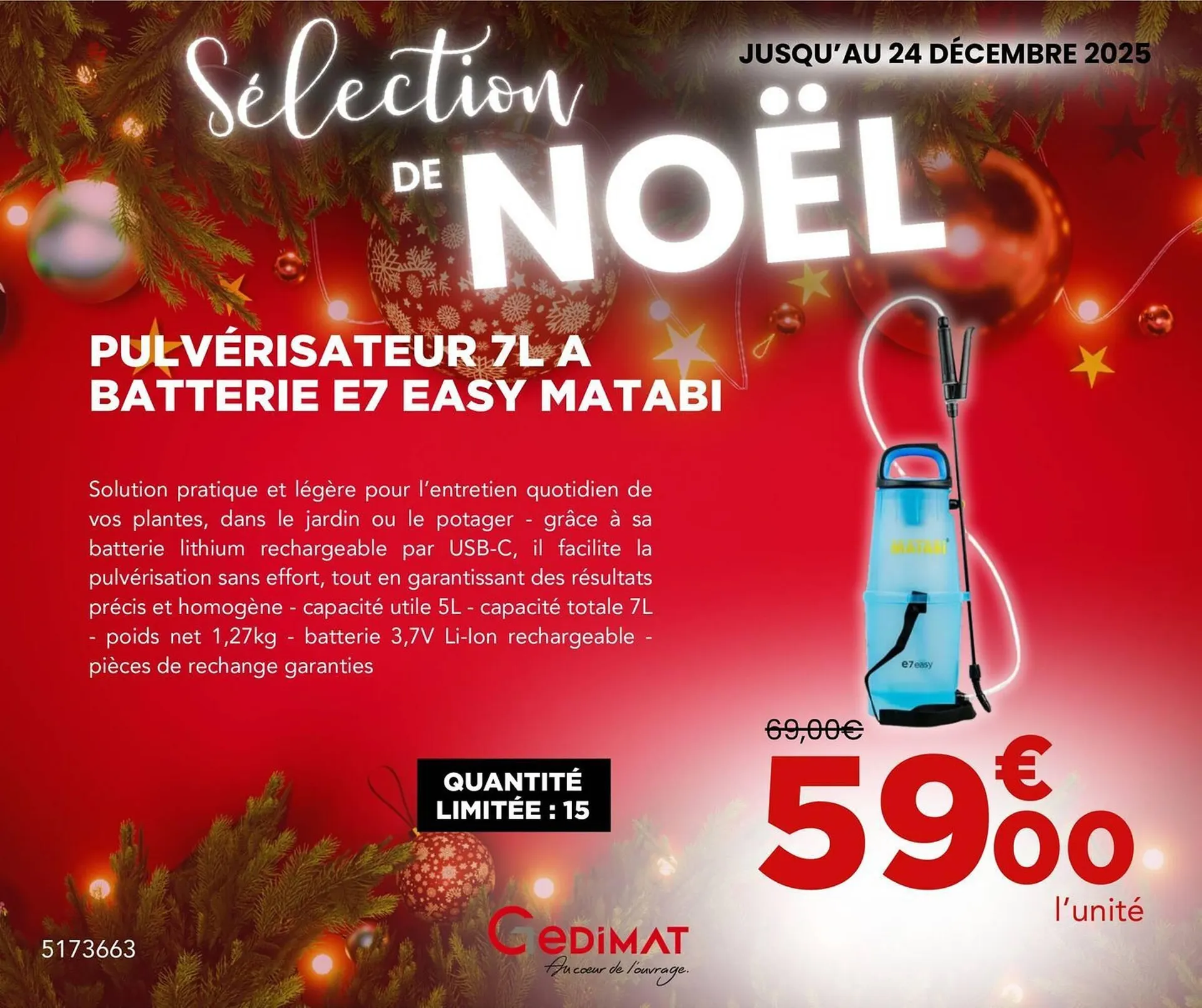 Catalogue Gedimat du 3 décembre au 24 décembre 2025 - Catalogue page 9