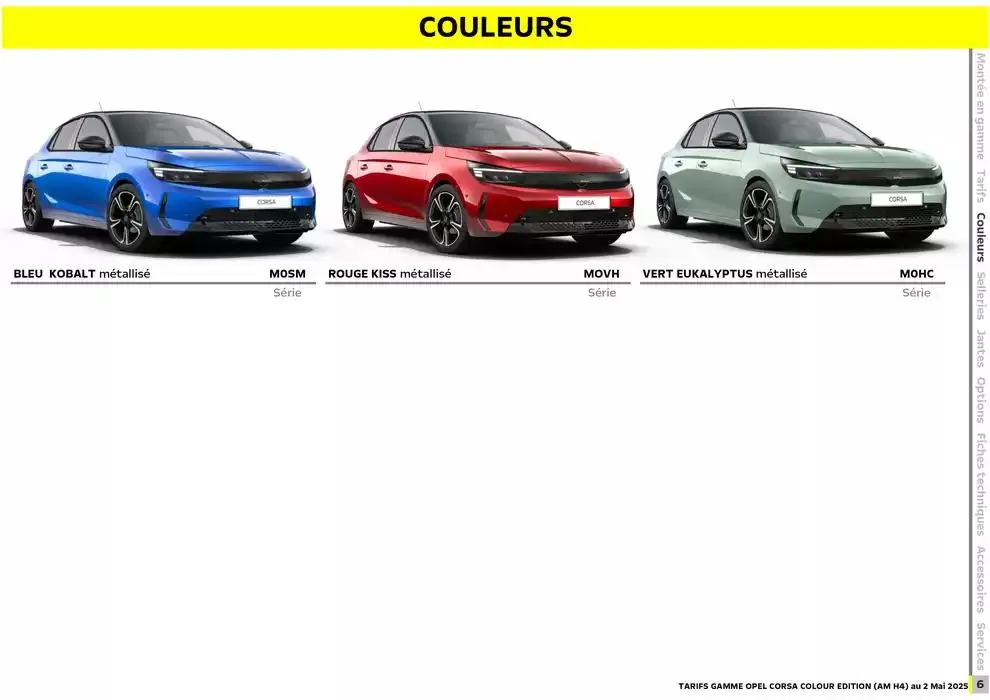 Opel Corsa du 12 mai au 12 mai 2026 - Catalogue page 6