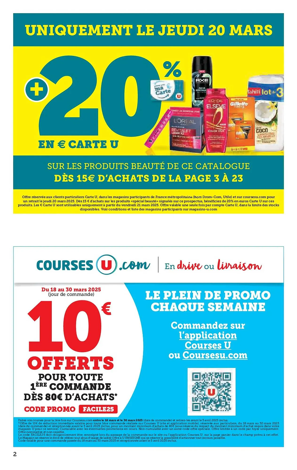 Catalogue Hyper U du 18 mars au 30 mars 2025 - Catalogue page 2
