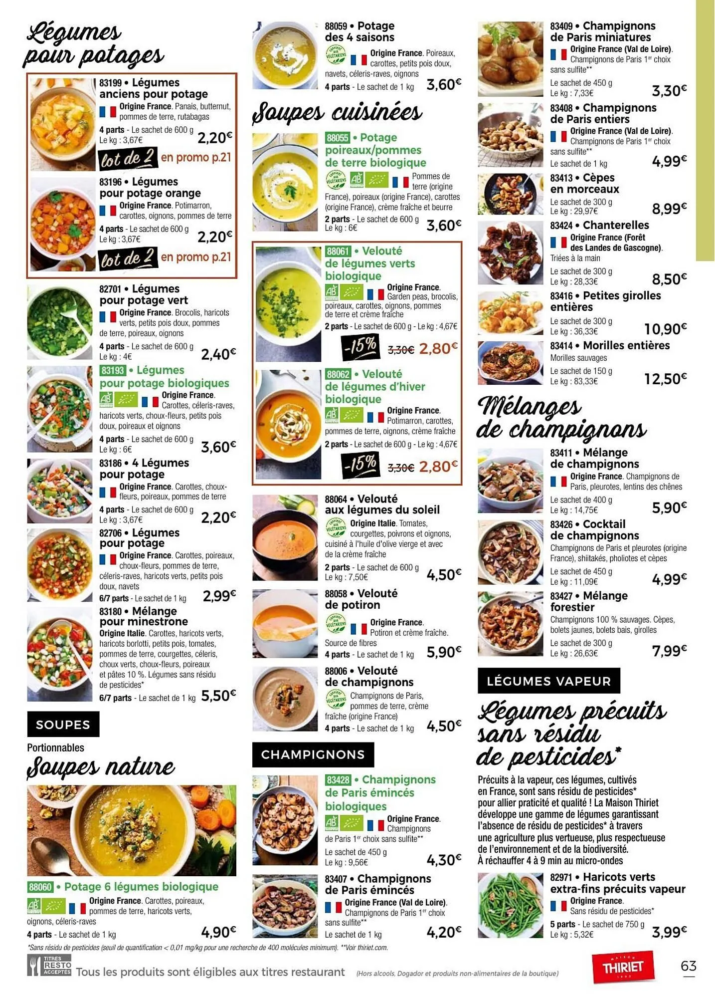Catalogue Thiriet du 1 janvier au 30 janvier 2026 - Catalogue page 63