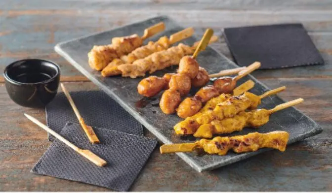 Assortiment de 12 yakitori