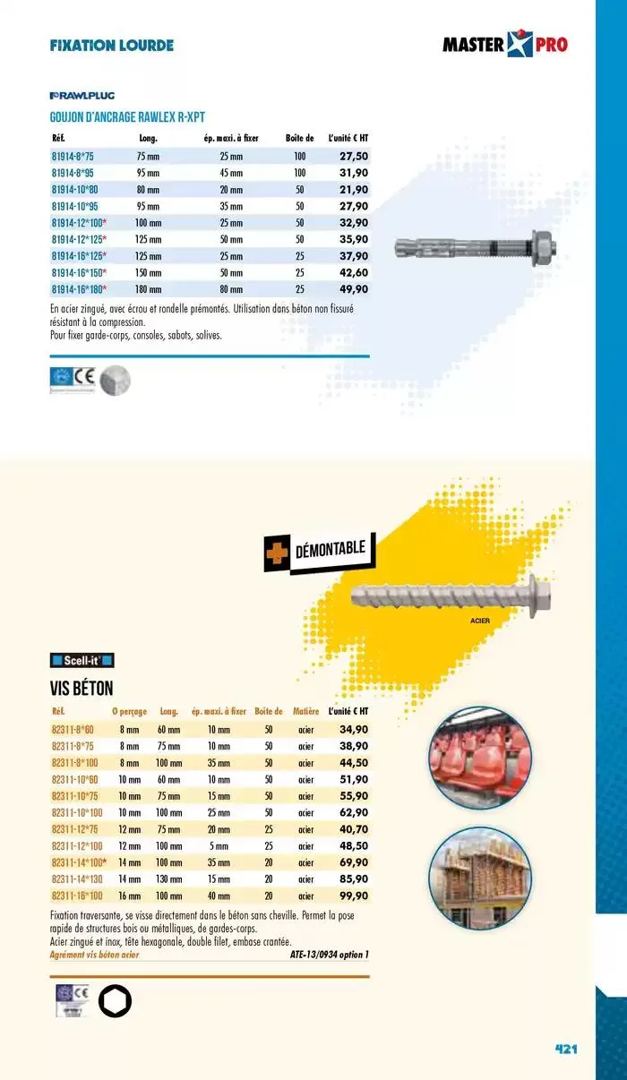Essentiel Batiment 2025 du 3 janvier au 31 décembre 2025 - Catalogue page 423