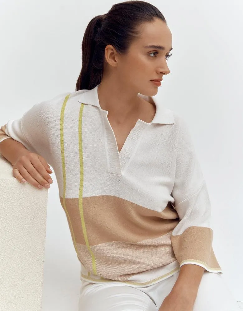 Vareuse maille jacquard