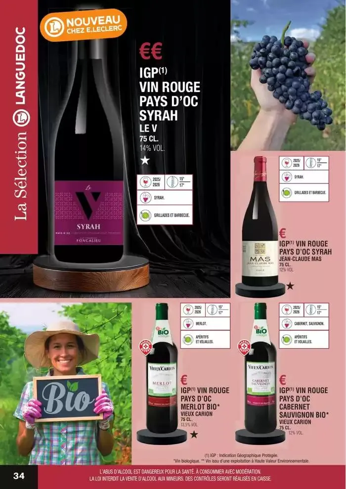 GUIDE DES VINS 2025 2026 du 27 février au 31 janvier 2027 - Catalogue page 34