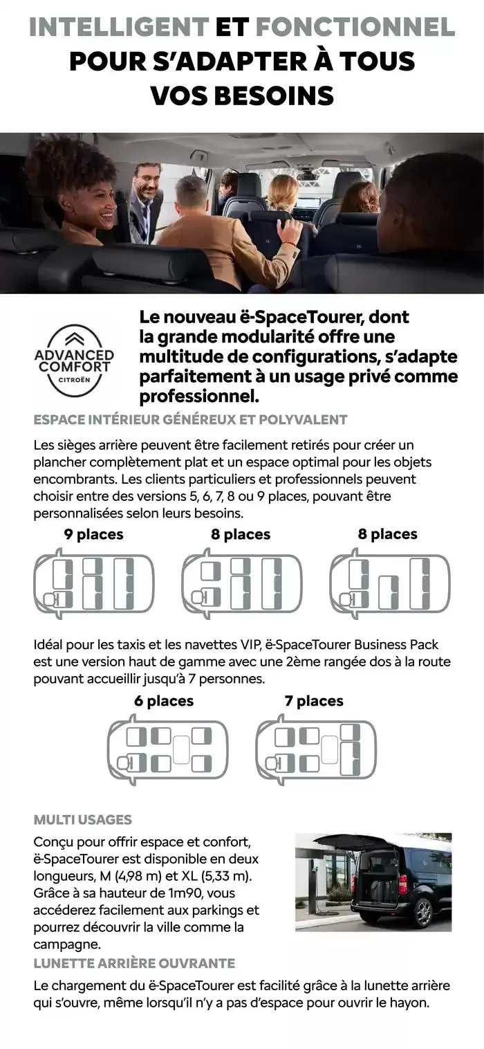 Citroën NOUVEAU Ë-SPACETOURER ÉLECTRIQUE C-BOOK du 15 janvier au 15 janvier 2026 - Catalogue page 5