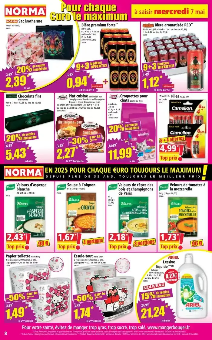 Jusqu'à -50% sur le 2ème du 7 mai au 13 mai 2025 - Catalogue page 8
