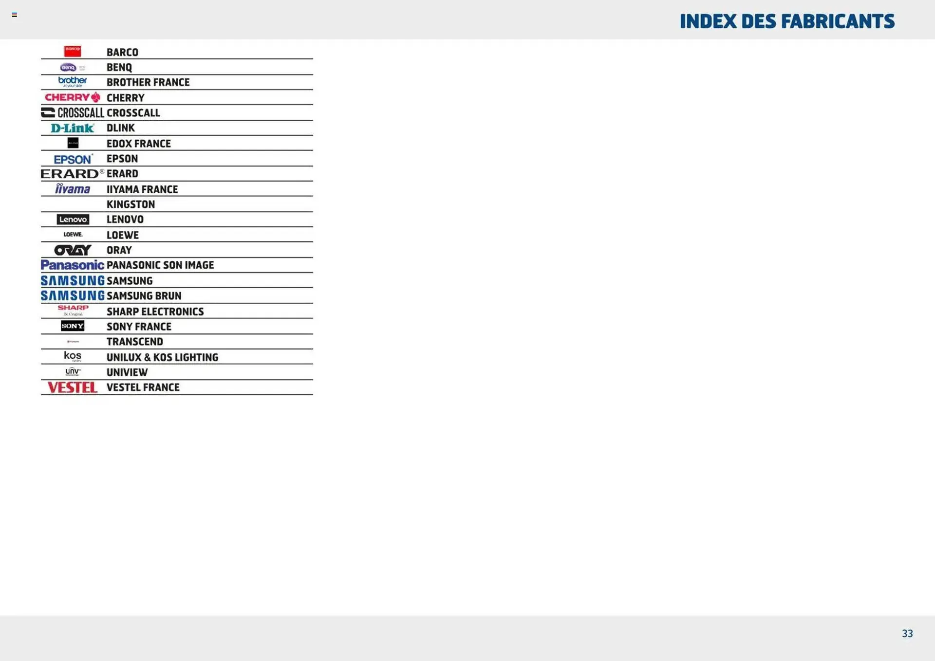 Catalogue Rexel du 1 avril au 31 décembre 2026 - Catalogue page 33