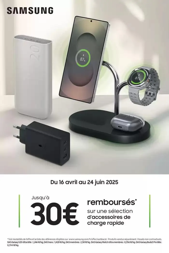 Jusqu'à 30€ remboursés du 16 avril au 24 juin 2025 - Catalogue page 1