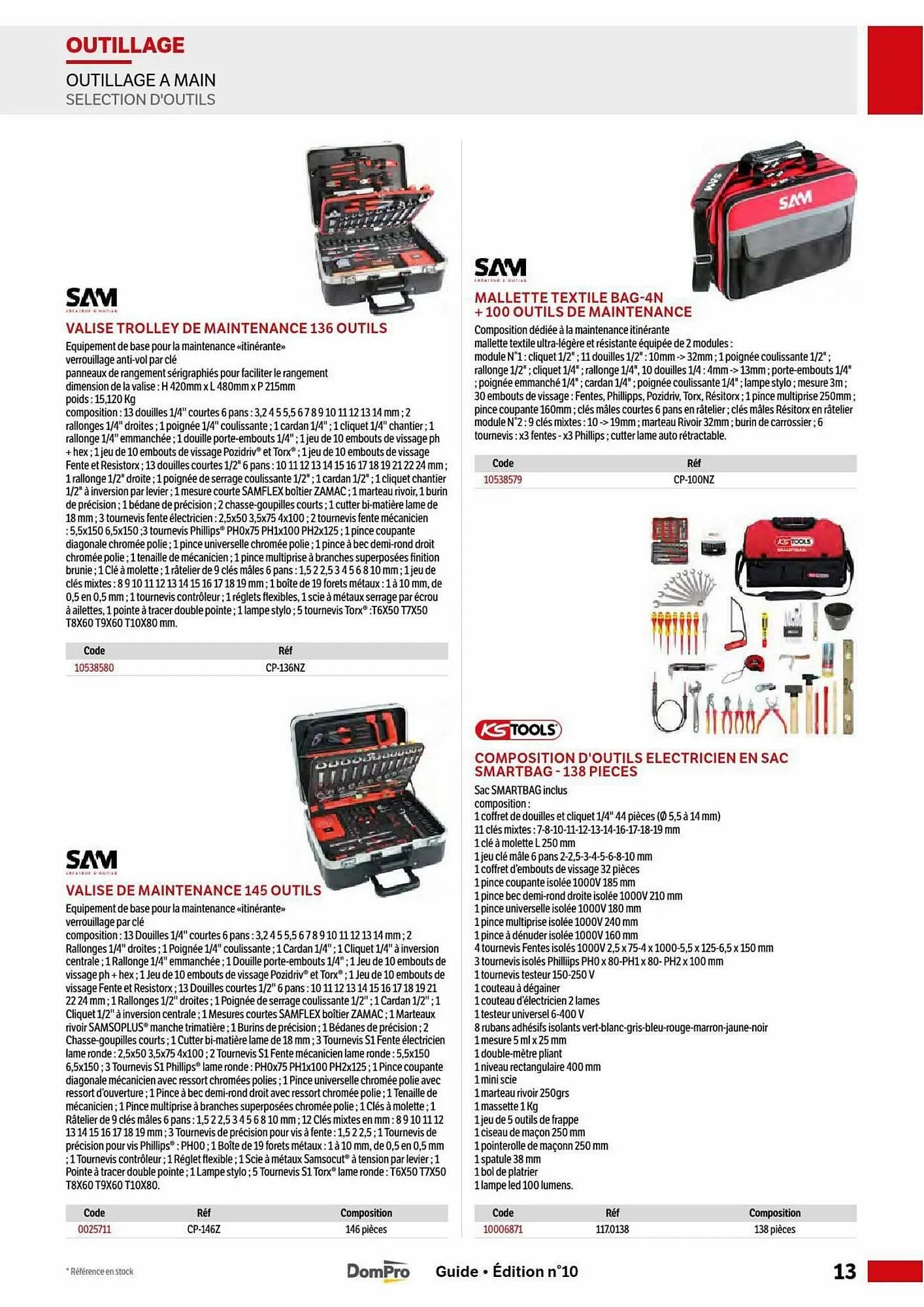 Catalogue DomPro du 5 mai au 30 août 2025 - Catalogue page 13