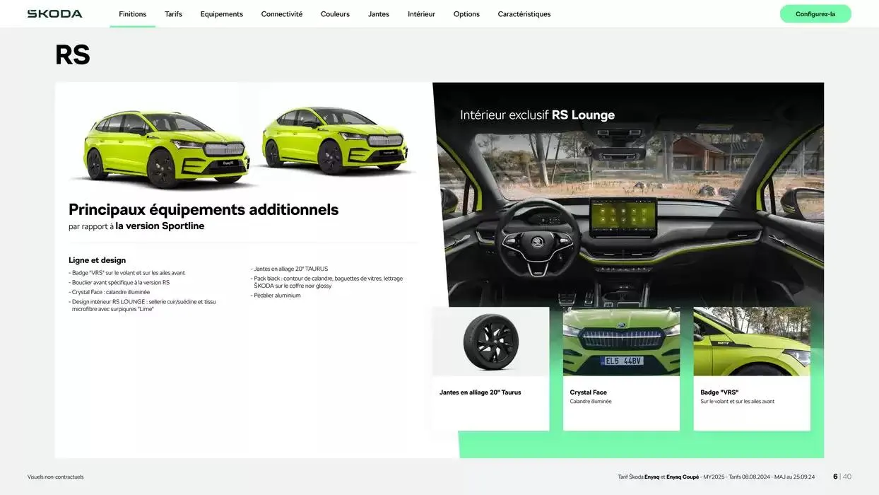 Enyaq SUV Version 85 du 6 novembre au 6 novembre 2025 - Catalogue page 6