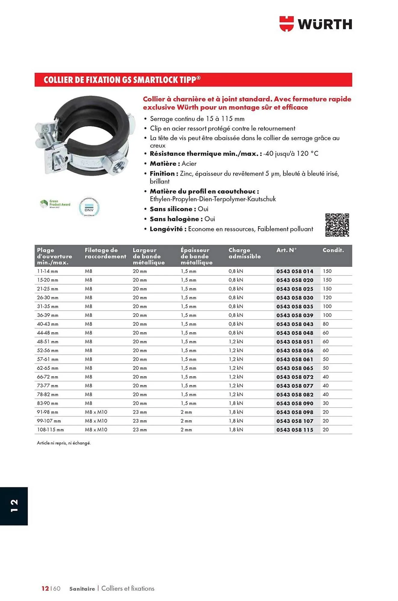 Catalogue Würth du 12 mai au 31 décembre 2025 - Catalogue page 1604