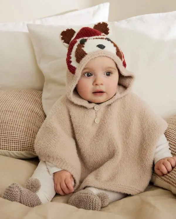 Modèle poncho bébé Lilian