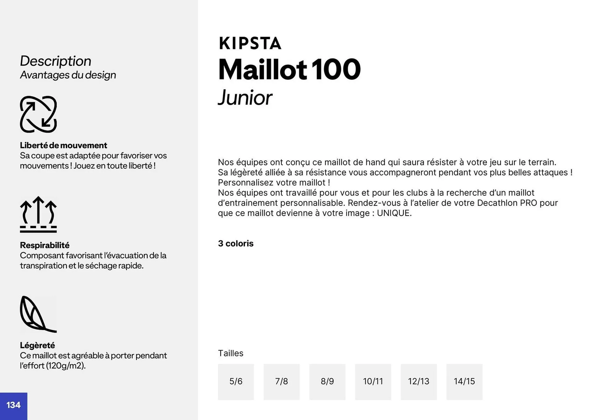 Catalogue Decathlon du 2 avril au 31 décembre 2026 - Catalogue page 134