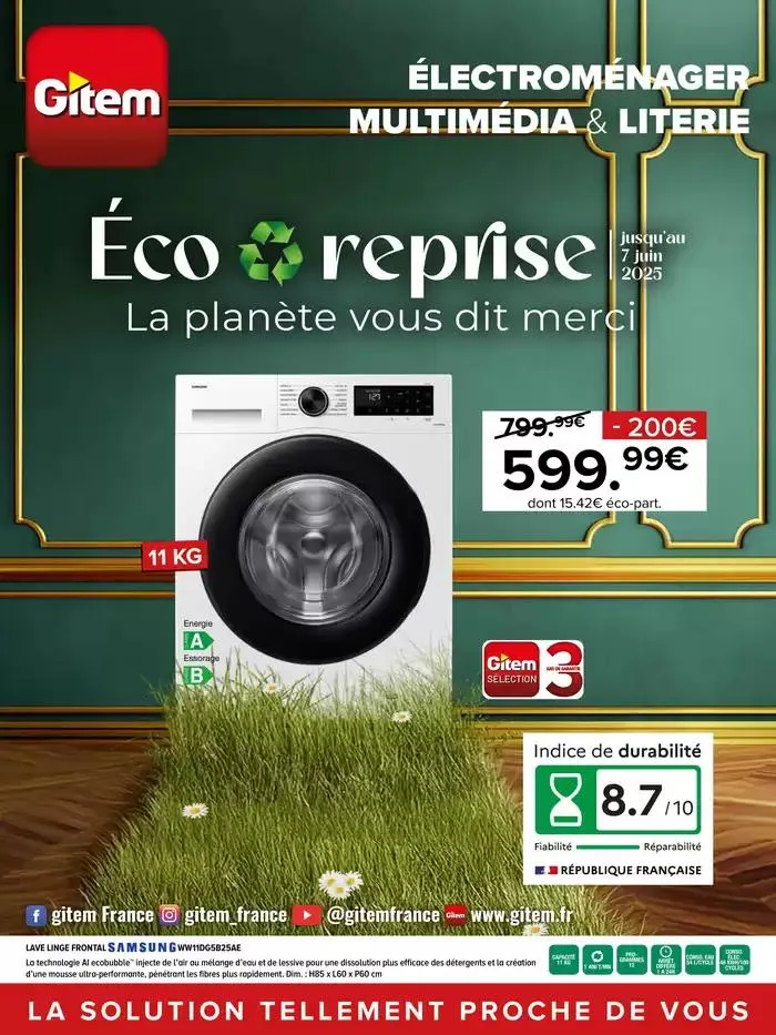 Eco Reprise 2025 du 21 mai au 7 juin 2025 - Catalogue page 1