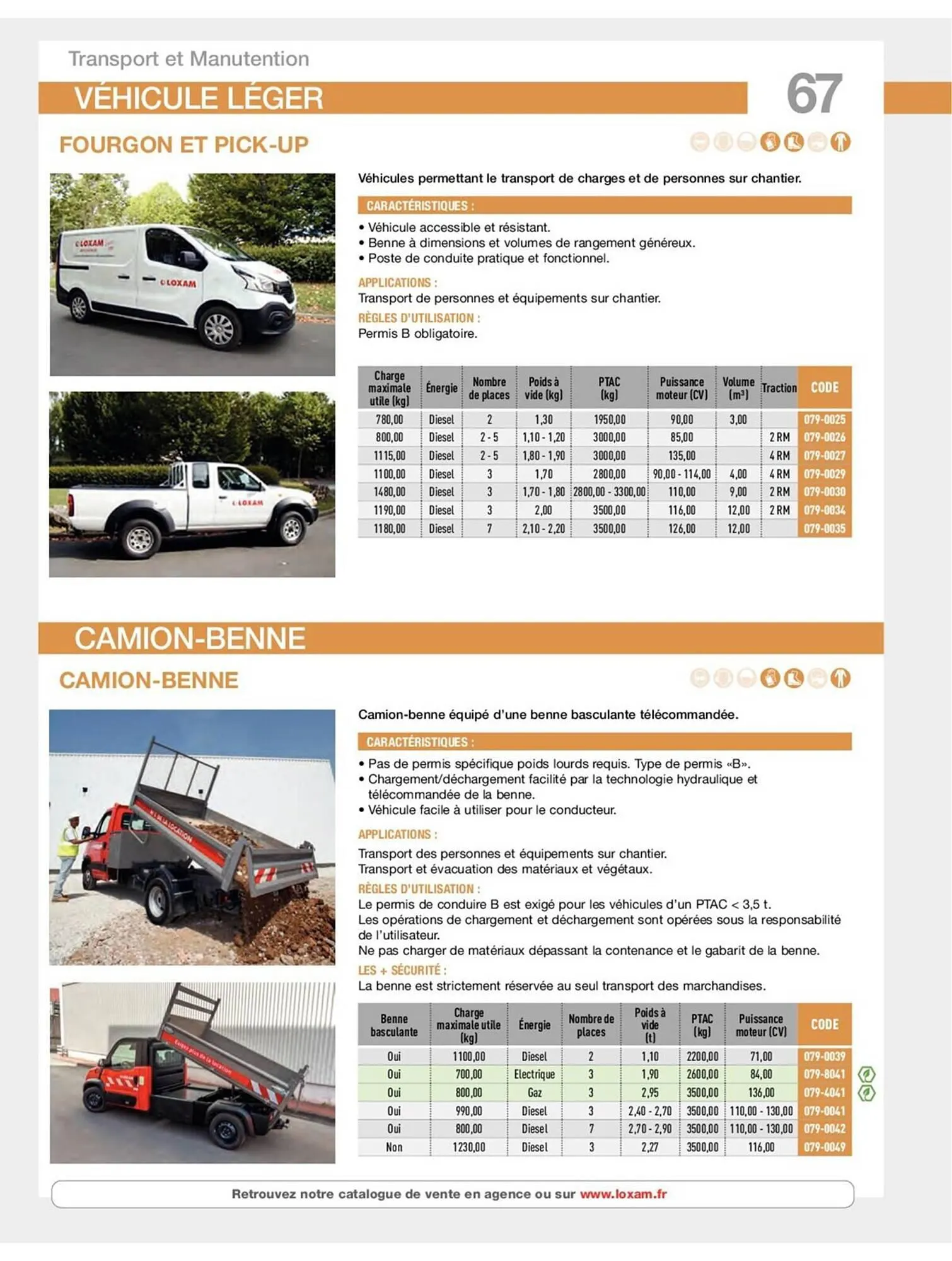Catalogue Loxam du 19 avril au 31 décembre 2023 - Catalogue page 69