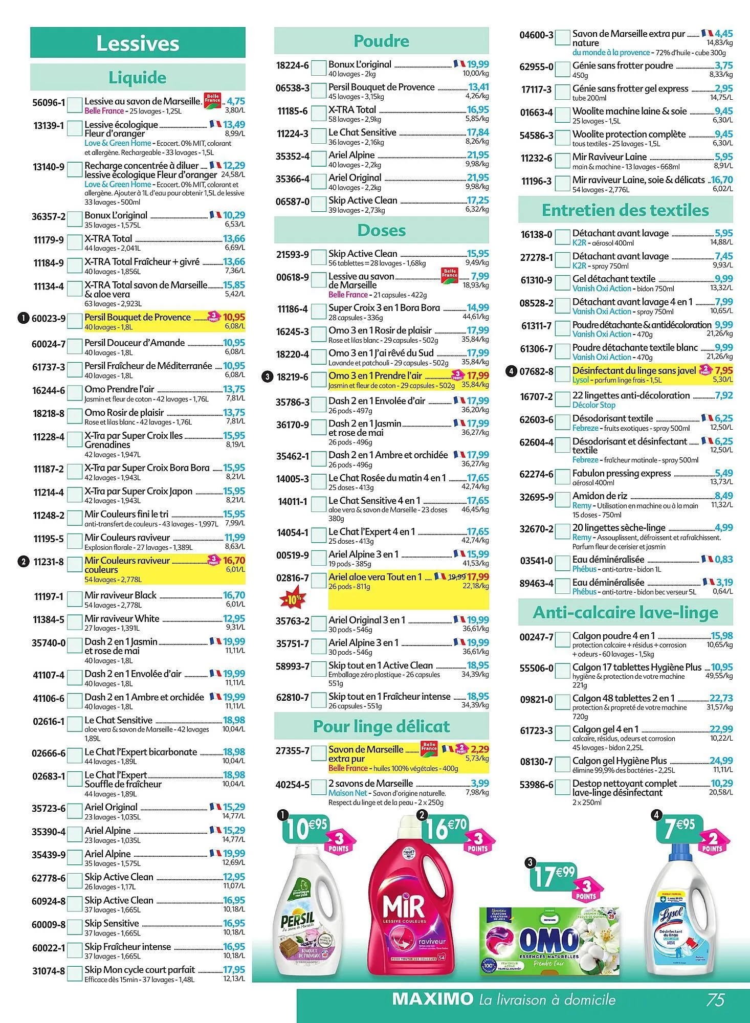 Catalogue Maximo du 5 août au 28 août 2025 - Catalogue page 75