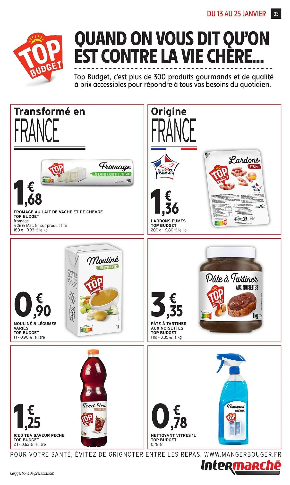 Catalogue Intermarché du 13 janvier au 25 janvier 2026 - Catalogue page 33