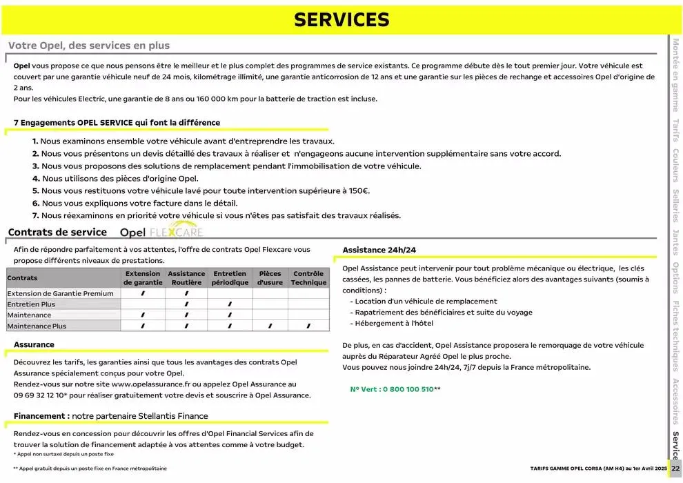 Opel Corsa du 3 avril au 3 avril 2026 - Catalogue page 21