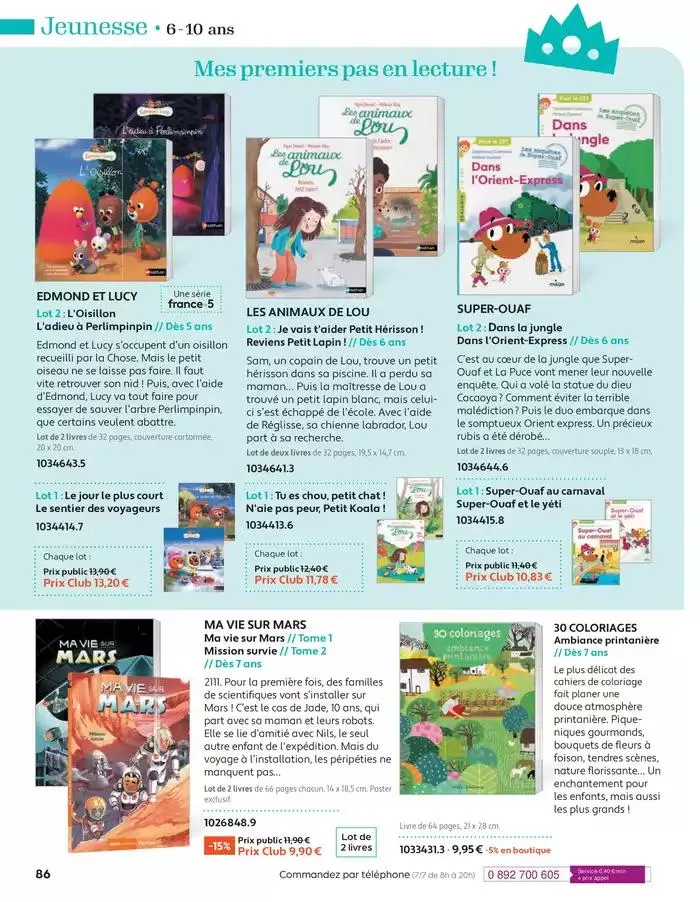 Mars - Avril 2025 du 4 mars au 30 avril 2025 - Catalogue page 86